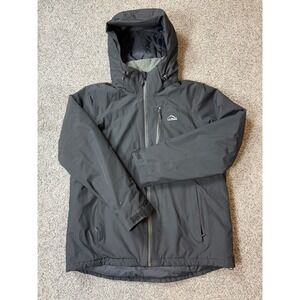 LL Bean Jacket Women's L Black Wildcat Insulated Waterproof Thermore Hooded‎